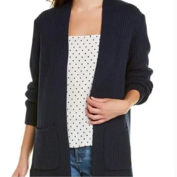 Madewell Nolan Ribbed Knit Open Front Cozy Cardigan - Picture 1 of 8